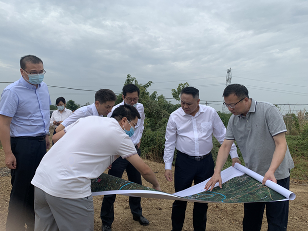 雷承调研武黄高速改扩建工程和交通关联产业发展情况